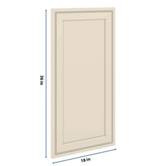 J&K Pearl Glazed H9 Dummy Door Panel 18" W x 36" H
