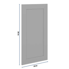 J&K Castle Grey S5 Dummy Door Panel 18" W x 36" H