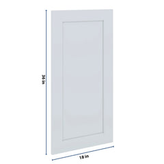 J&K White Shaker S8 Dummy Door Panel 18" W x 36" H