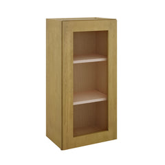 Modernform Cabinet Natural Shaker 18" W X 36" H X 12" D Single Glass Door Wall Cabinet