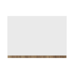 Modernform Cabinet Walnut 18" W X 36" H X 12" D Single Glass Door Wall Cabinet