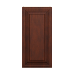 J&K Mahogany J5 Single Door Wall Cabinet - 18" W x 36" H