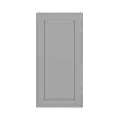 J&K Castle Grey S5 Single Door Wall Cabinet - 18" W x 36" H