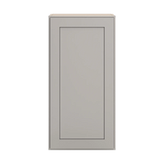CNC Luxor 5-Piece Misty Grey 18" W X 36" H Single Door Wall Cabinet