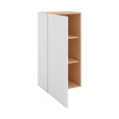 Modernform Cabinet Matte White 18" W X 36" H X 12" D Single Door Wall Cabinet