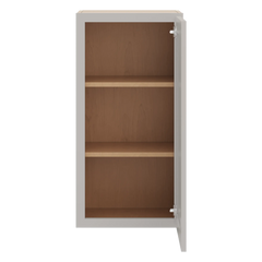 CNC Luxor 5-Piece Misty Grey 18" W X 36" H Single Door Wall Cabinet