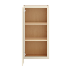 J&K Pearl Glazed H9 Single Door Wall Cabinet - 18" W x 36" H