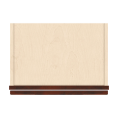 J&K Mahogany J5 Single Door Wall Cabinet - 18" W x 36" H
