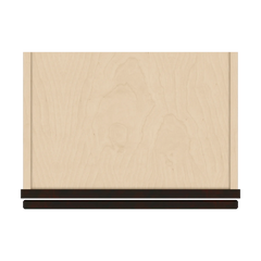 J&K Espresso K8 Single Door Wall Cabinet - 18" W x 36" H