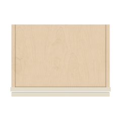 J&K Pearl Glazed H9 Single Door Wall Cabinet - 18" W x 36" H