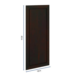 J&K Espresso K8 Dummy Door Panel 18" W x 42" H