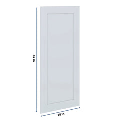 J&K White Shaker S8 Dummy Door Panel 18" W x 42" H