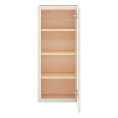 Modernform Cabinet Slim Dove White 18" W X 42" H X 12" D Single Glass Door Wall Cabinet