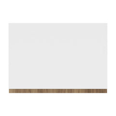 Modernform Cabinet Walnut 18" W X 42" H X 12" D Single Glass Door Wall Cabinet