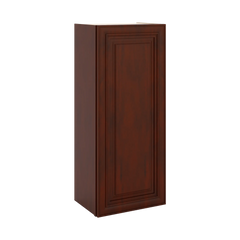 J&K Mahogany J5 Single Door Wall Cabinet - 18" W x 42" H