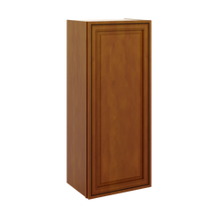 J&K Mocha Glazed K10 Single Door Wall Cabinet - 18" W x 42" H