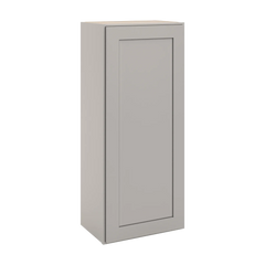 CNC Luxor 5-Piece Misty Grey 18" W X 42" H Single Door Wall Cabinet
