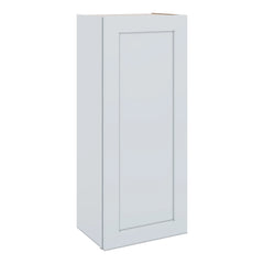 J&K White Shaker S8 Single Door Wall Cabinet - 18" W x 42" H
