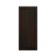 J&K Espresso K8 Single Door Wall Cabinet - 18" W x 42" H