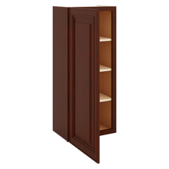 J&K Mahogany J5 Single Door Wall Cabinet - 18" W x 42" H