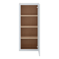 J&K White Shaker S8 Single Door Wall Cabinet - 18" W x 42" H