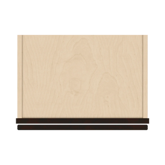 J&K Espresso K8 Single Door Wall Cabinet - 18" W x 42" H