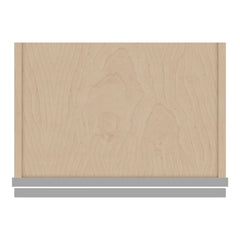 J&K Castle Grey S5 Single Door Wall Cabinet - 18" W x 42" H