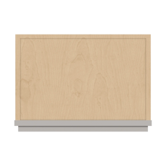 CNC Luxor 5-Piece Misty Grey 18" W X 42" H Single Door Wall Cabinet