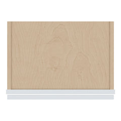 J&K White Shaker S8 Single Door Wall Cabinet - 18" W x 42" H