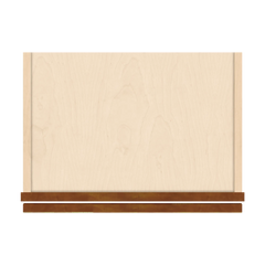 J&K Mocha Glazed K10 Single Door Wall Cabinet - 18" W x 42" H