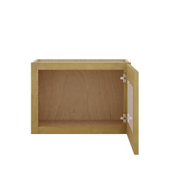 Modernform Cabinet Natural Shaker 21" W X 15" H X 12" D Single Glass Door Wall Cabinet