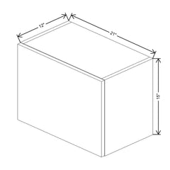 CNC Classic Milano Sunset 21" W X 15" H Single Door Wall Cabinet