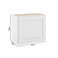 CNC Luxor 5-Piece White 21" W X 18" H Single Door Wall Cabinet