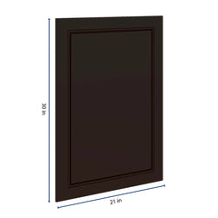 J&K Espresso K8 Dummy Door Panel 21" W x 30" H