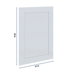 J&K White Shaker S8 Dummy Door Panel 21" W x 30" H