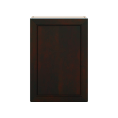 J&K Espresso K8 Single Door Wall Cabinet - 21" W x 30" H