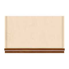 J&K Mocha Glazed K10 Single Door Wall Cabinet - 21" W x 30" H
