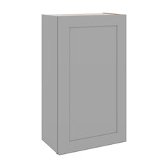 J&K Castle Grey S5 Single Door Wall Cabinet - 21" W x 36" H