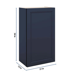 J&K Naval B7 Single Door Wall Cabinet - 21" W x 36" H