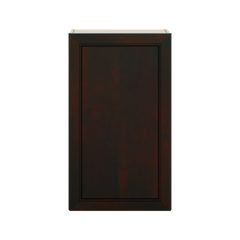 J&K Espresso K8 Single Door Wall Cabinet - 21" W x 36" H