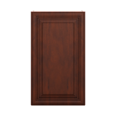 J&K Mahogany J5 Single Door Wall Cabinet - 21" W x 36" H