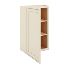 J&K Pearl Glazed H9 Single Door Wall Cabinet - 21" W x 36" H