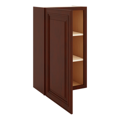J&K Mahogany J5 Single Door Wall Cabinet - 21" W x 36" H