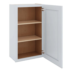 J&K White Shaker S8 Single Door Wall Cabinet - 21" W x 36" H