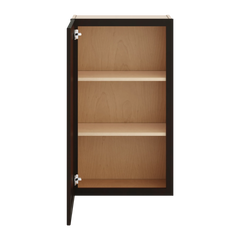 J&K Espresso K8 Single Door Wall Cabinet - 21" W x 36" H