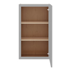 J&K Castle Grey S5 Single Door Wall Cabinet - 21" W x 36" H