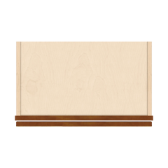 J&K Mocha Glazed K10 Single Door Wall Cabinet - 21" W x 36" H