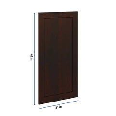 J&K Java Coffee S1 Dummy Door Panel 21" W x 42" H