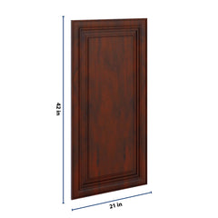 J&K Mahogany J5 Dummy Door Panel 21" W x 42" H