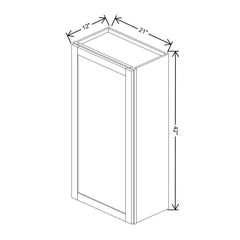 Wolf Classic Hanover Grey Stain 21"W X 42"H Wall Cabinet